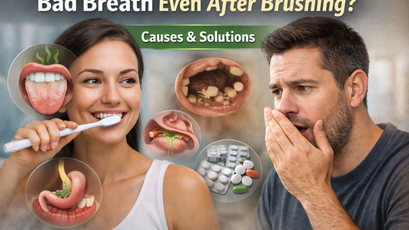 bad breath even after brushing causes and solution explained