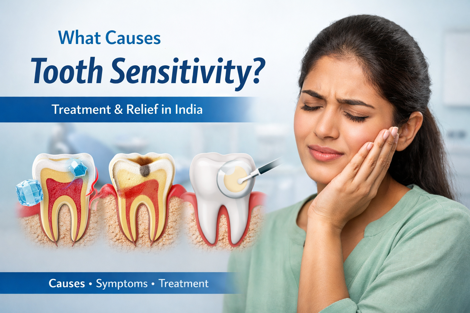 what causes tooth sensitivity and how to treat sensitive teeth